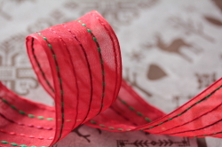 フランス製クリスマスリボン