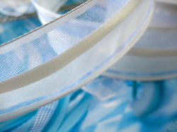 フランス製ワイヤーリボン.シースルーホワイト